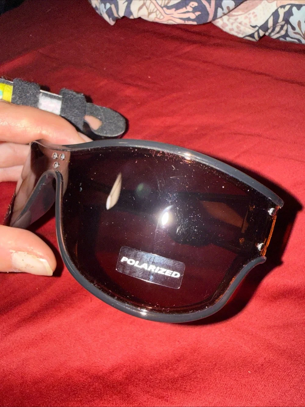 Valentino Y2K Vintage Wrap Around Polarized Sunglasses NWT